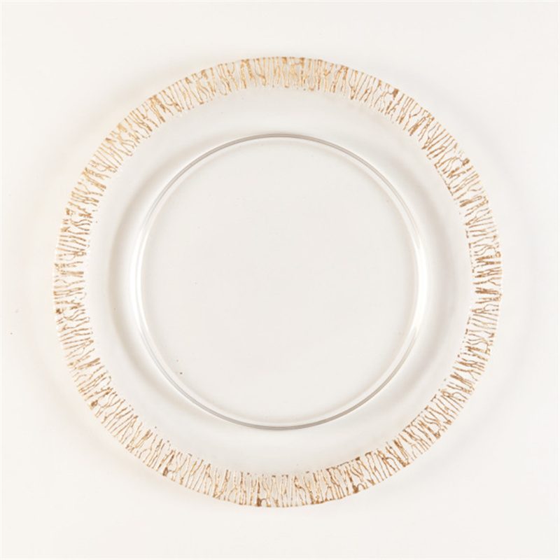 Wholesale Glass Charger Plate PZ-013 - Image 5